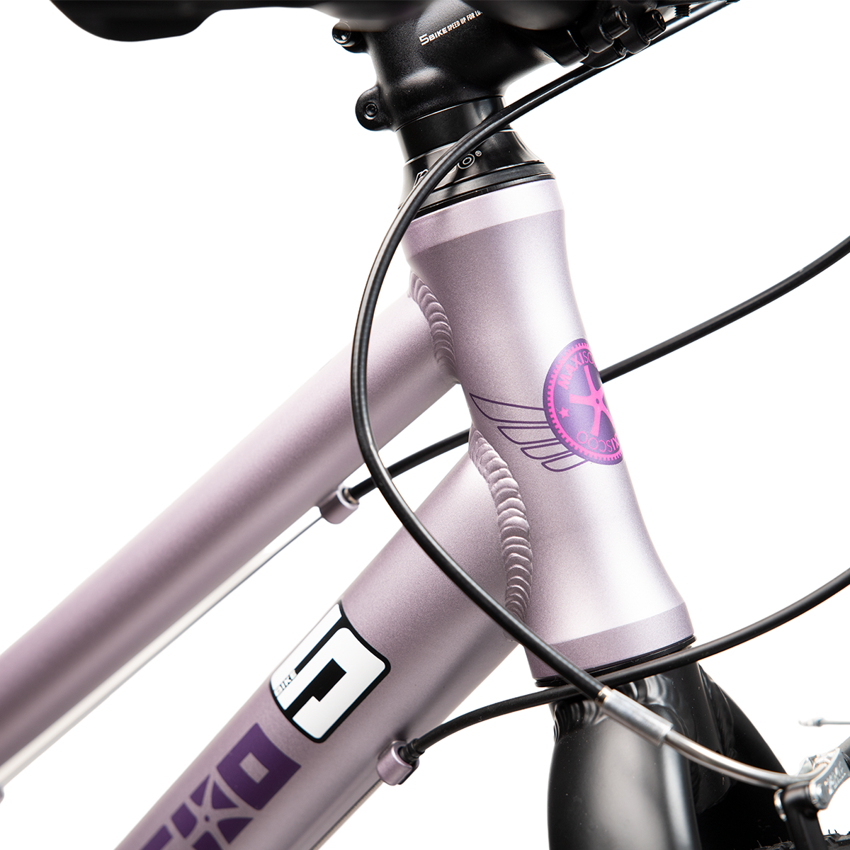 Подростковый велосипед Maxiscoo 5 Bike 24 L, год 2024, цвет Розовый