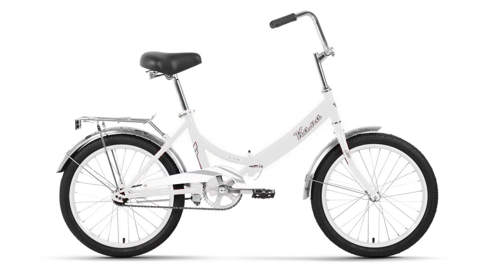 Складной велосипед Forward Кама 24, год 2024, цвет Белый-Серебристый, ростовка 16