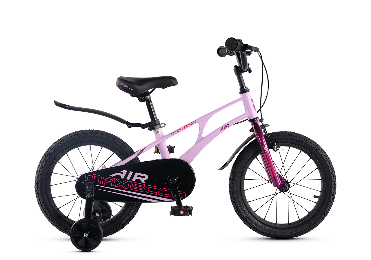 Детский велосипед Maxiscoo Air Стандарт Плюс 16, год 2025, цвет Фиолетовый