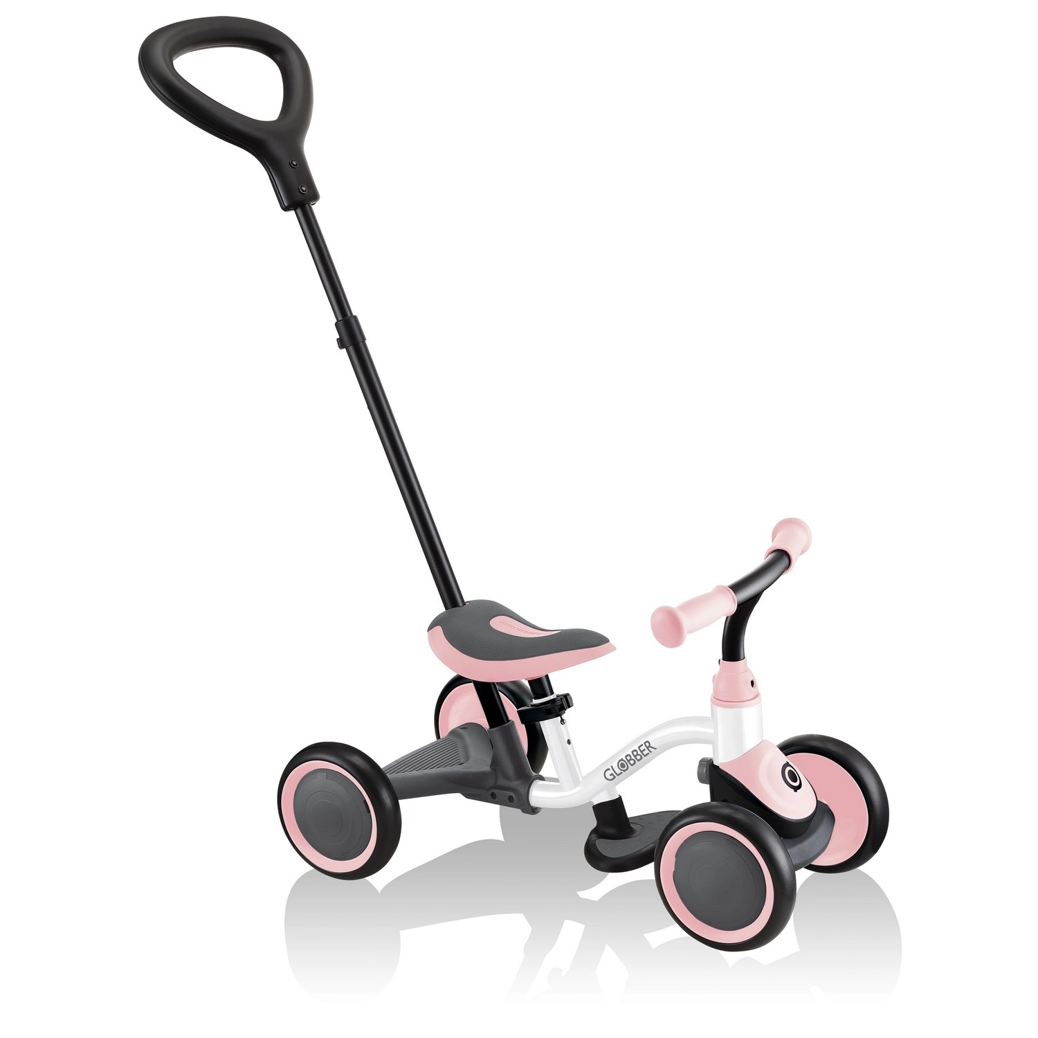 

Детский велосипед Globber Learning Bike 3in1, год 2024, цвет Белый-Розовый, Learning Bike 3in1, год 2024, цвет Белый-Розовый