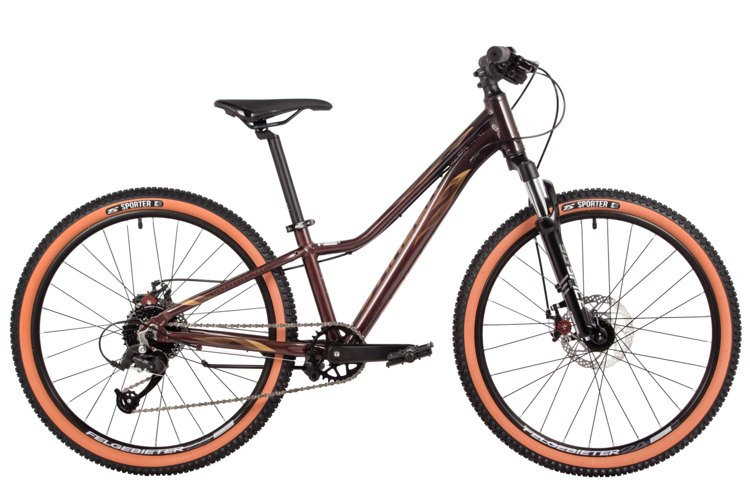 

Подростковый велосипед Stinger Laguna 24 JR, год 2025, цвет Фиолетовый, Laguna 24 JR, год 2025, цвет Фиолетовый