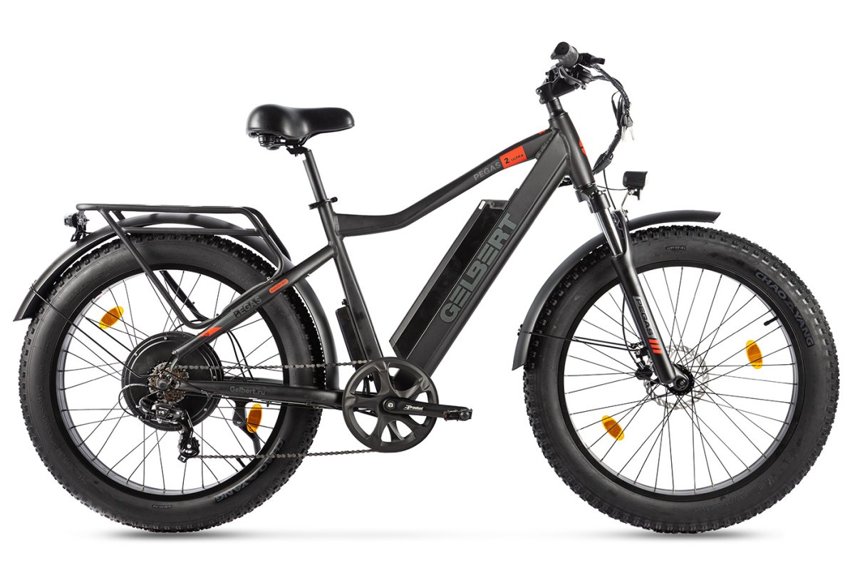 

Электровелосипед Gelbert Pegas 2 Ultra, год 2025, цвет Черный, Pegas 2 Ultra, год 2025, цвет Черный