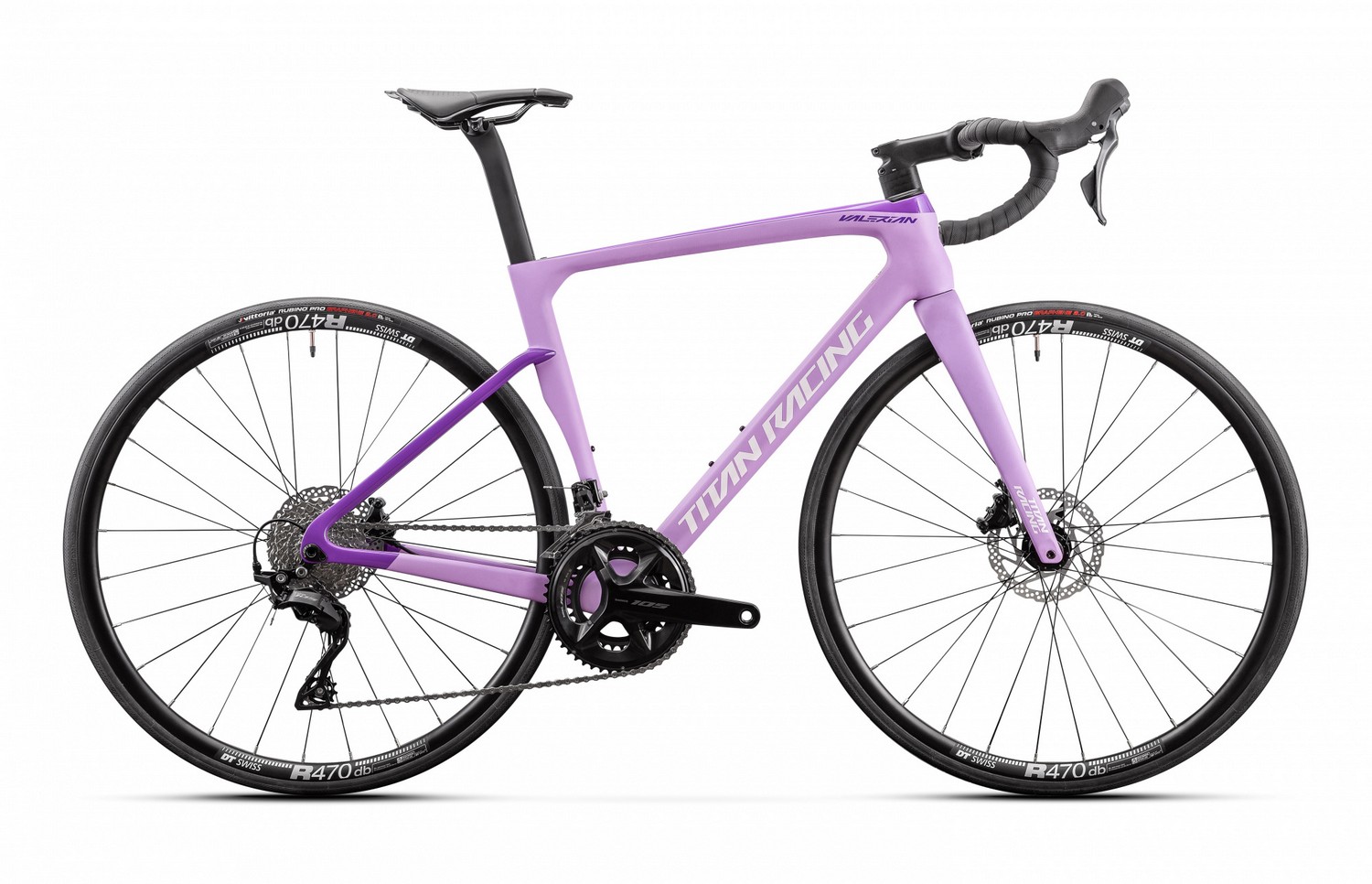 

Шоссейный велосипед Titan Racing Valerian Carbon Comp, год 2025, цвет Фиолетовый, ростовка, Valerian Carbon Comp, год 2025, цвет Фиолетовый, ростовка 18