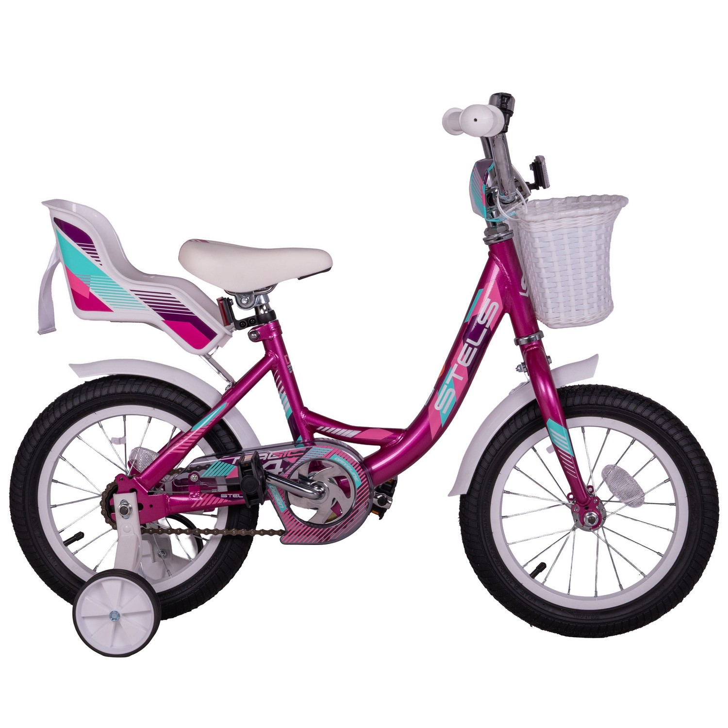 

Детский велосипед Stels Magic 14, год 2026, цвет Розовый, Magic 14, год 2026, цвет Розовый