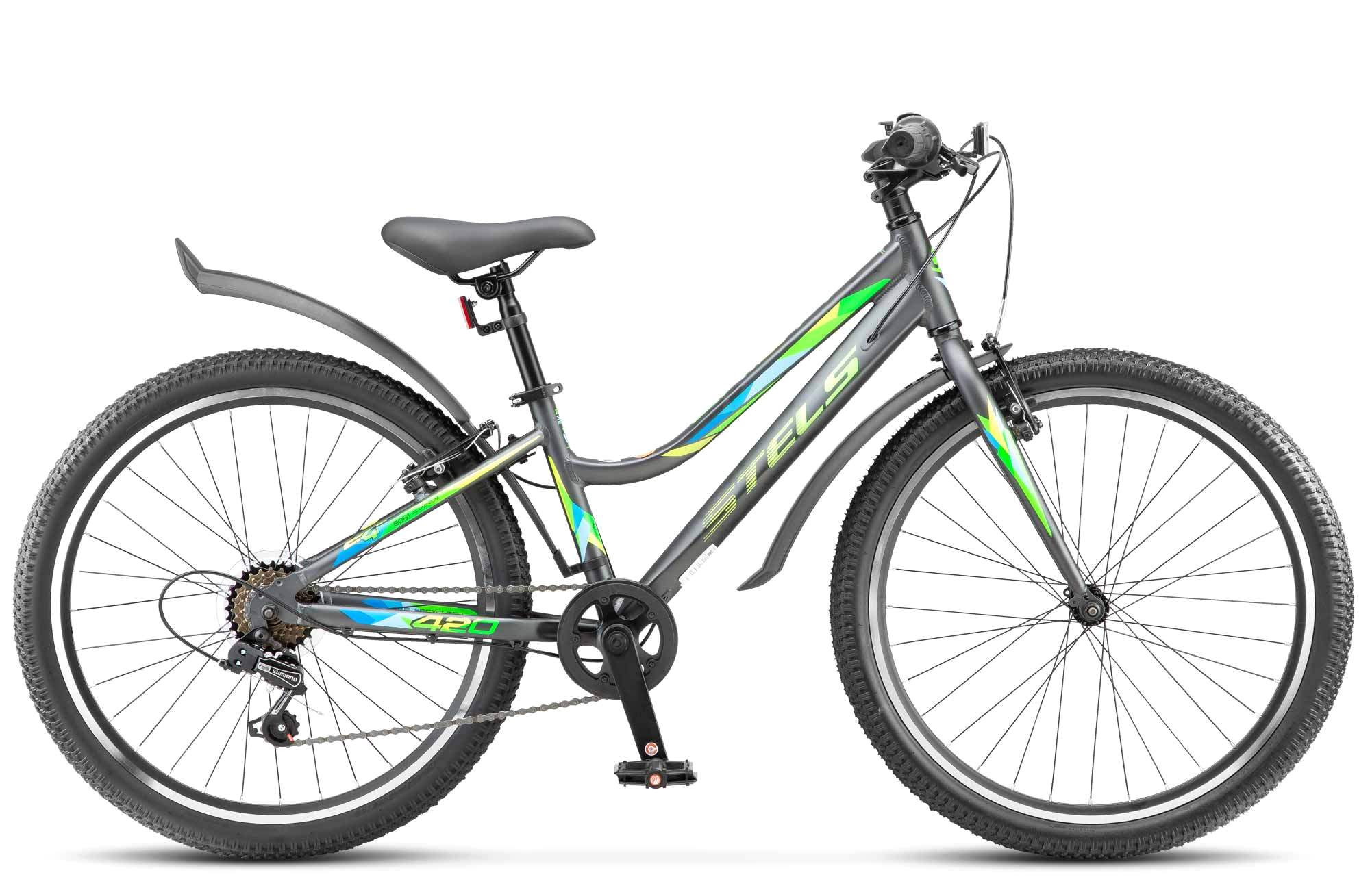 

Подростковый велосипед Stels Cristy 420 V 24, год 2026, цвет Серый-Зеленый, ростовка, Cristy 420 V 24, год 2026, цвет Серый-Зеленый, ростовка 12