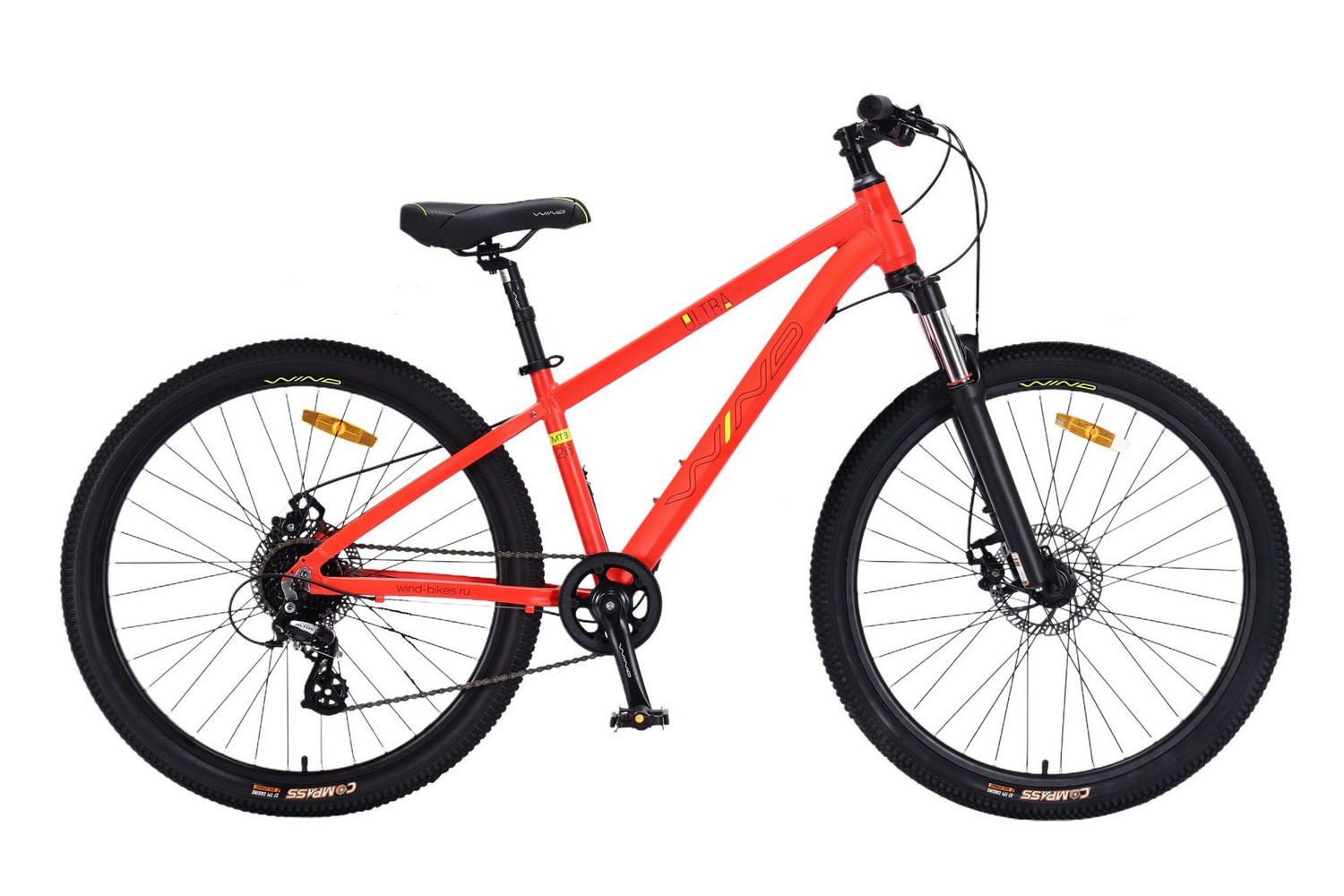 

Подростковый велосипед Wind Ultra 26, год 2025, цвет Красный, Ultra 26, год 2025, цвет Красный