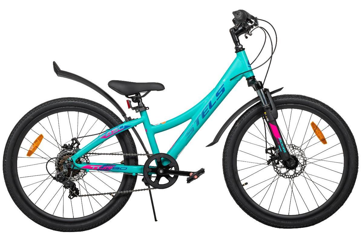 

Подростковый велосипед Stels Turbo 430 MD 24, год 2026, цвет Голубой-Зеленый, ростовка, Turbo 430 MD 24, год 2026, цвет Голубой-Зеленый, ростовка 11.5