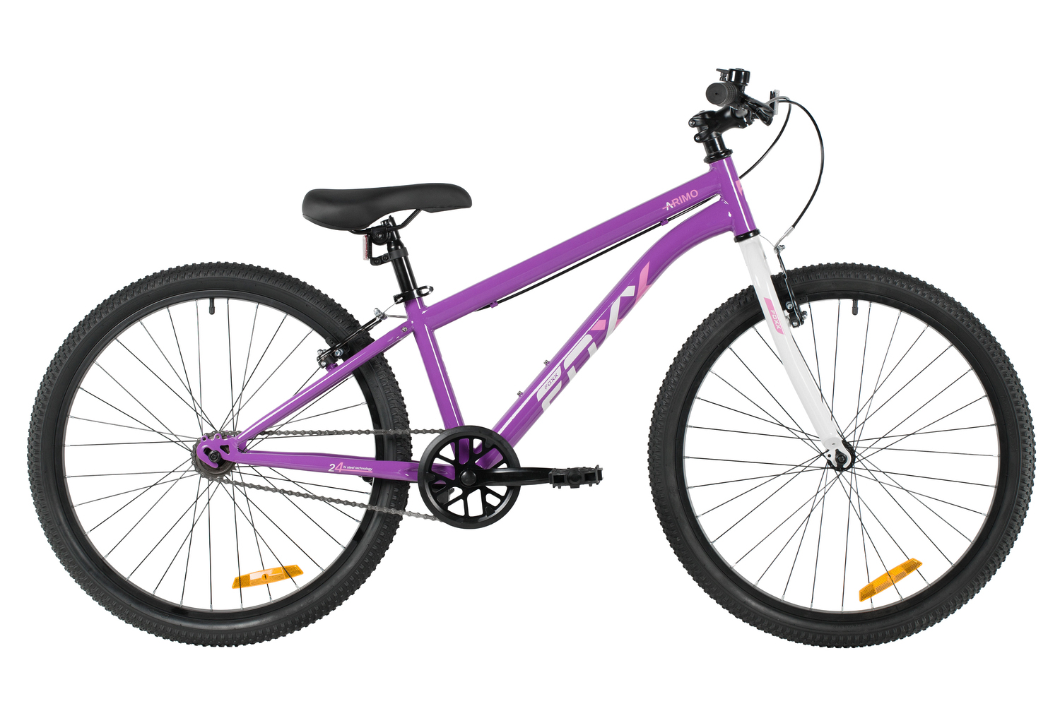 

Подростковый велосипед Foxx Arimo 24 V, год 2026, цвет Фиолетовый, Arimo 24 V, год 2026, цвет Фиолетовый