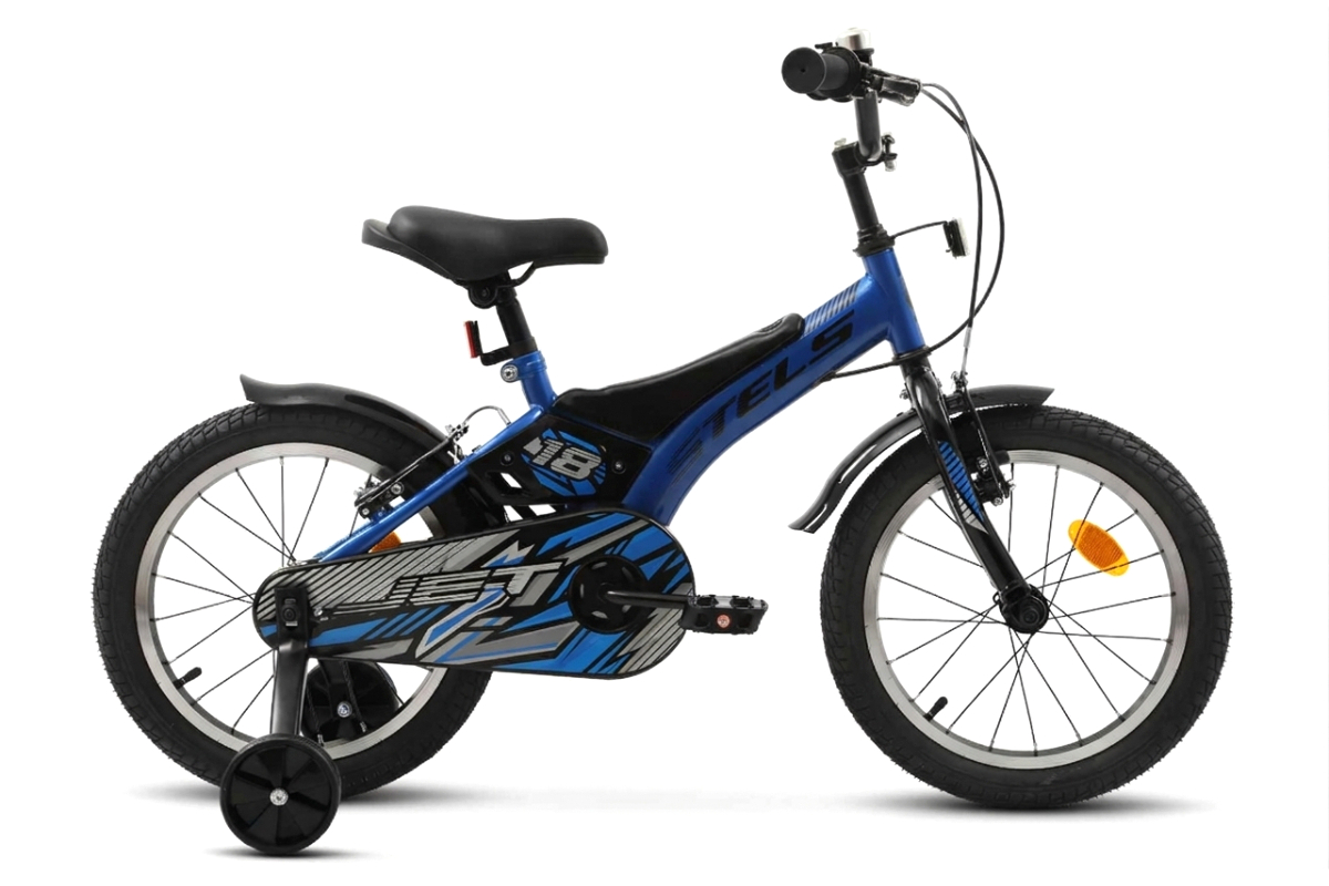 

Детский велосипед Stels Jet 18, год 2026, цвет Синий, Jet 18, год 2026, цвет Синий