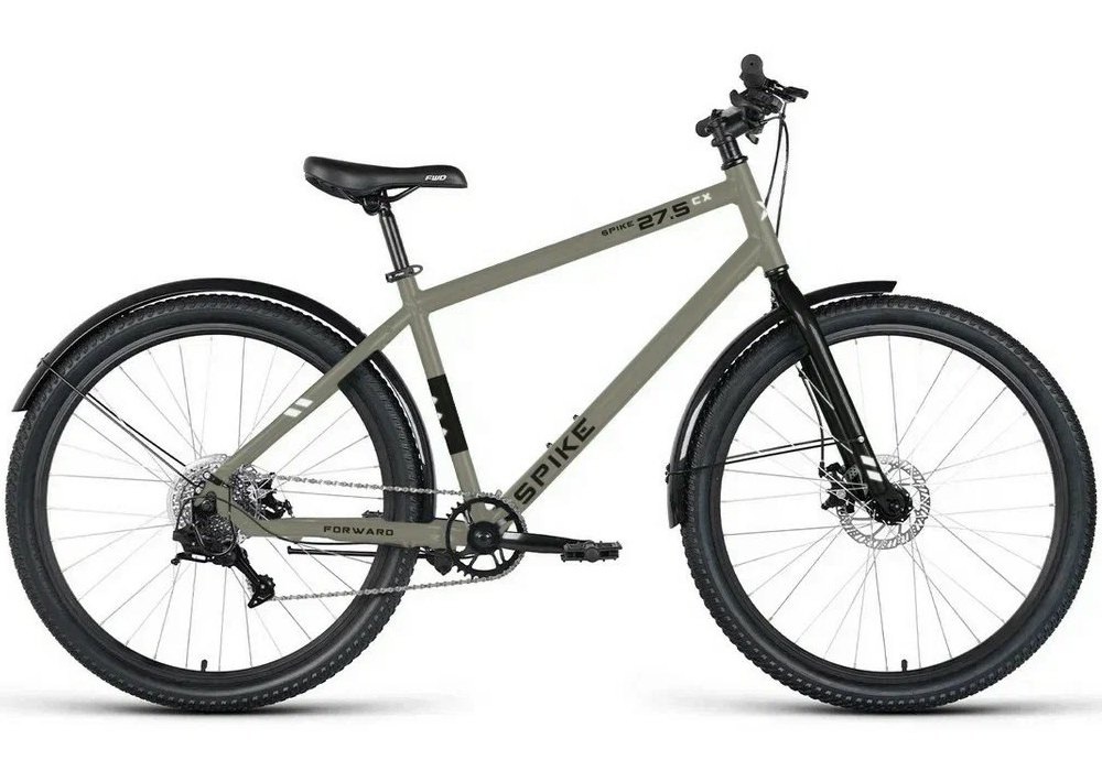

Дорожный велосипед Forward Spike CX 27.5, год 2026, цвет Серый-Коричневый, ростовка, Spike CX 27.5, год 2026, цвет Серый-Коричневый, ростовка 18