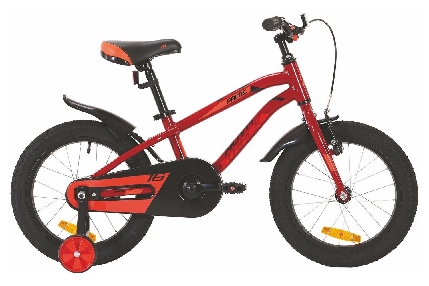 фото Детский велосипед novatrack prime 16, год 2019, цвет коричневый
