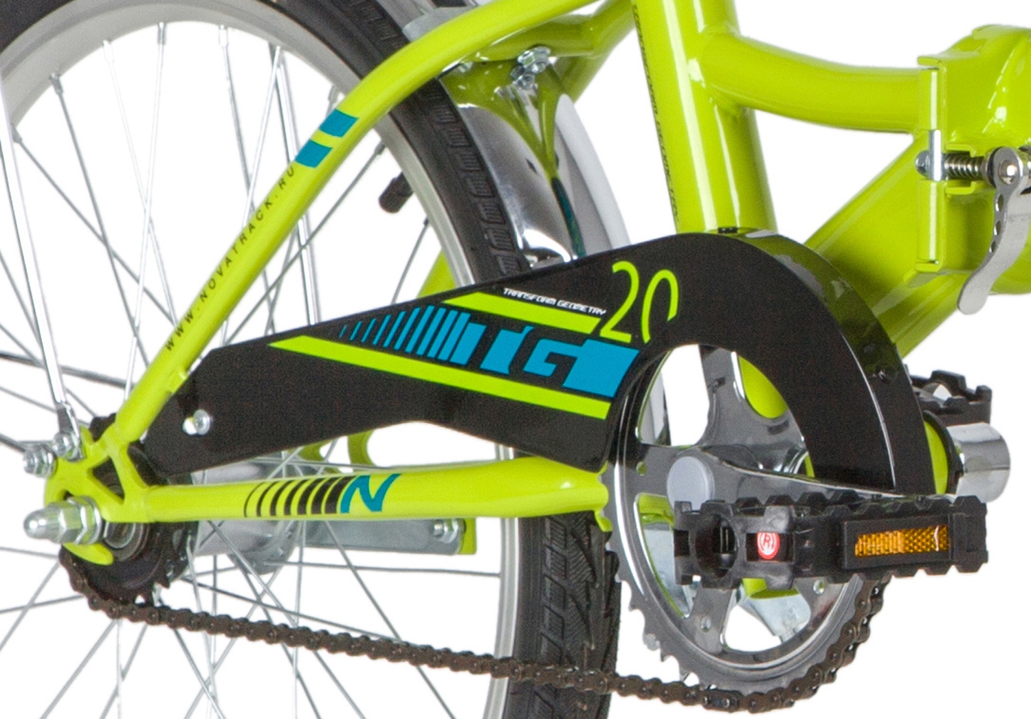 Складной велосипед Novatrack TG-20 Classic 1sp., год 2020, цвет Синий