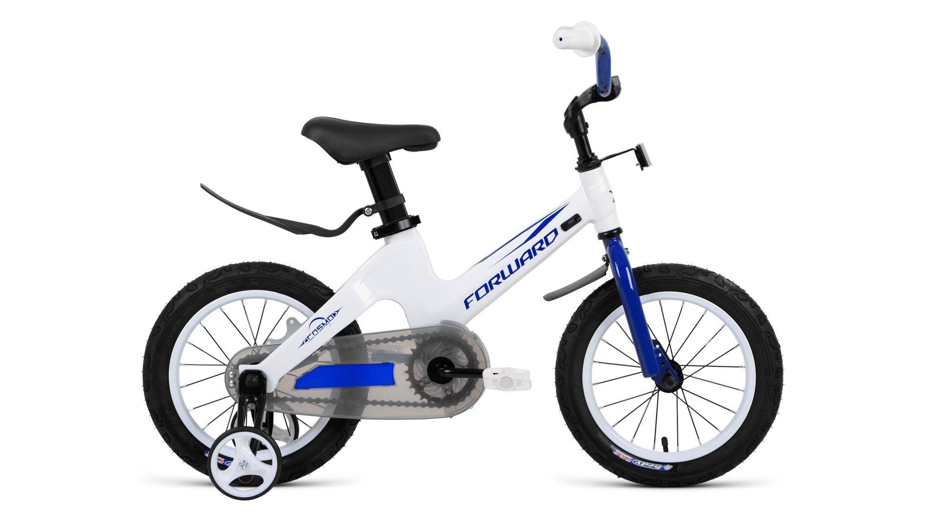 Детский велосипед Forward Cosmo 14, год 2021, цвет Белый