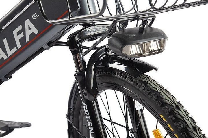 Электровелосипед Eltreco e-Alfa GL, год 2021, цвет Черный