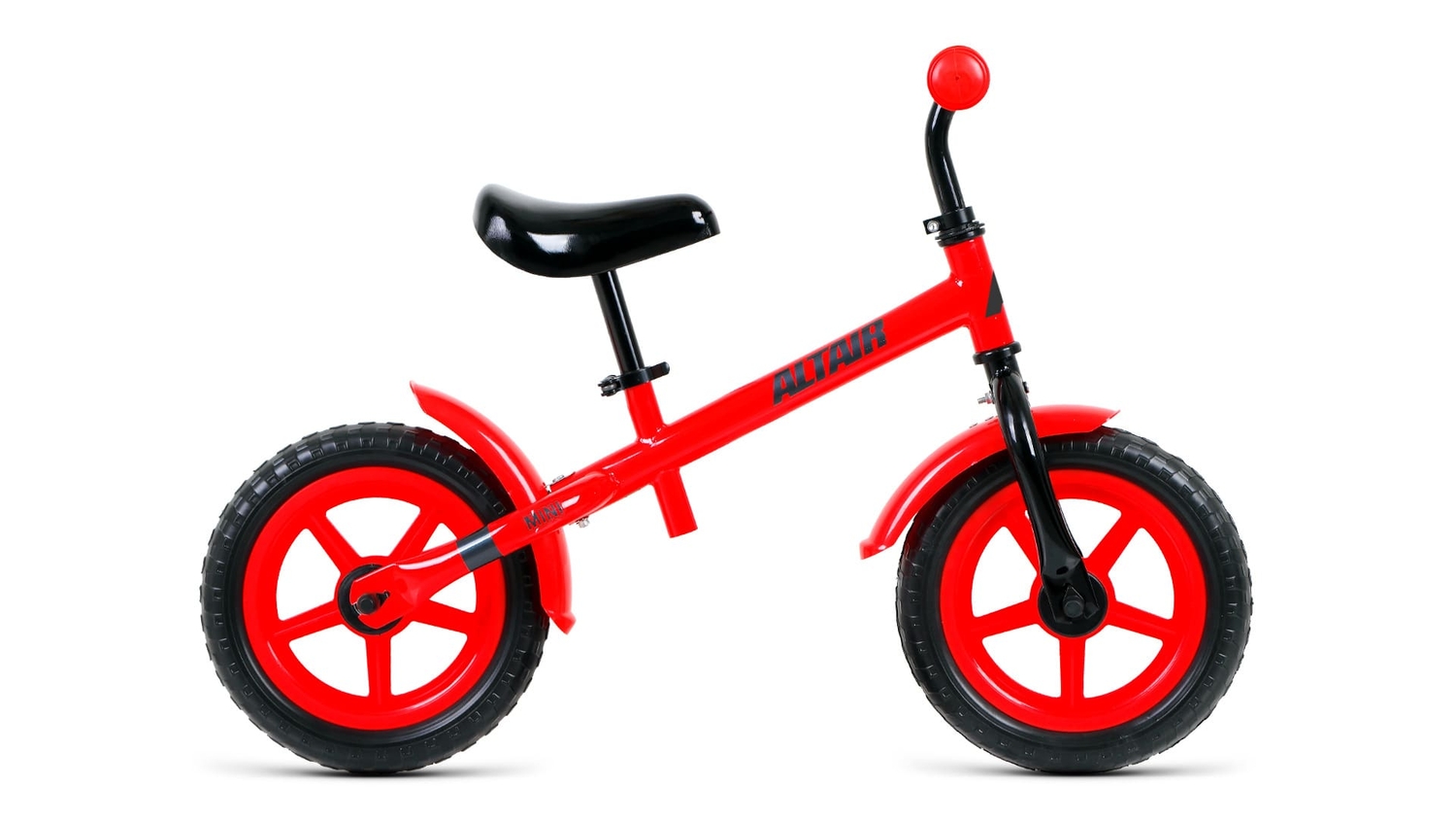 фото Детский велосипед altair mini 12, год 2021, цвет красный-черный