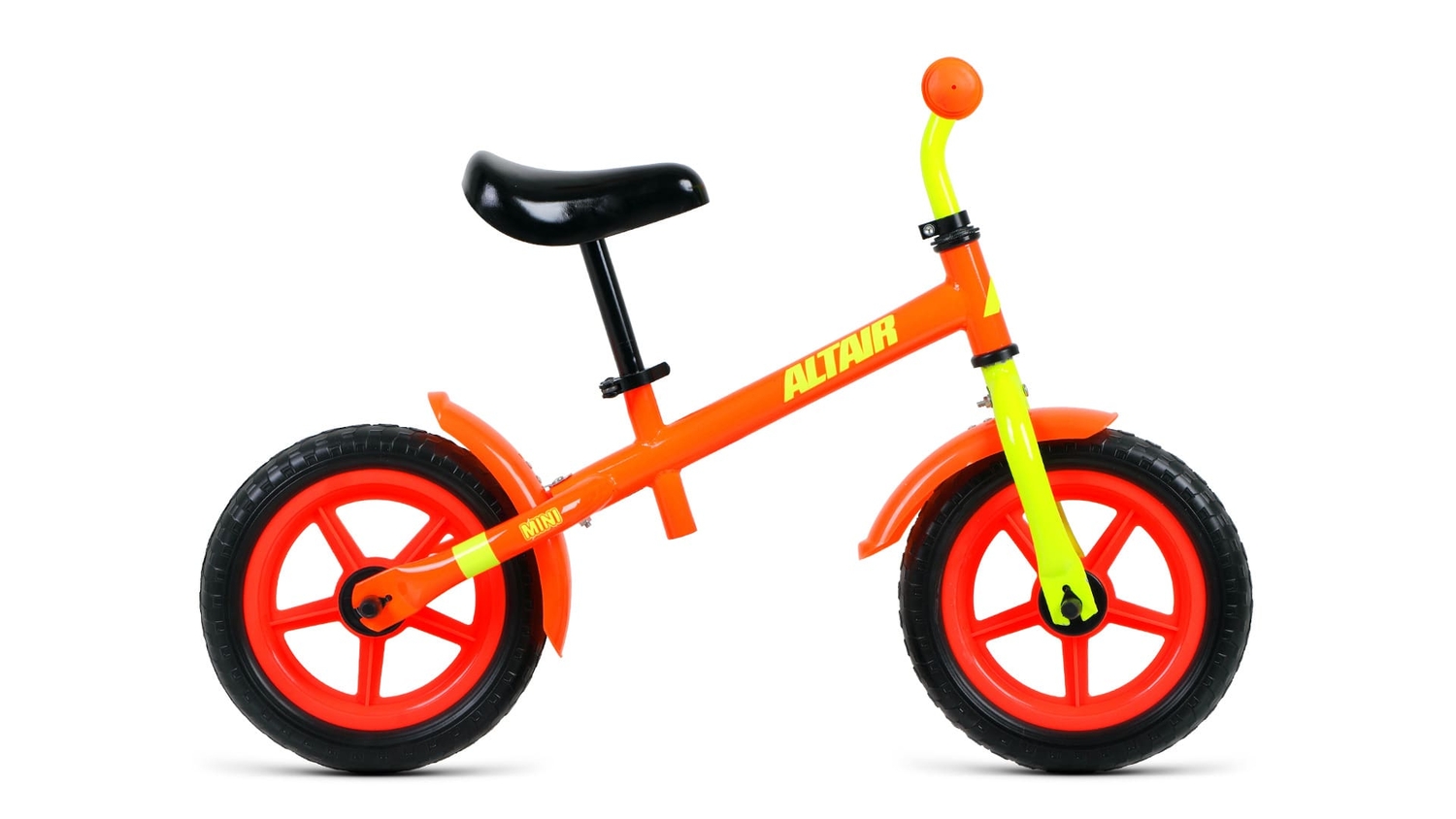 фото Детский велосипед altair mini 12, год 2021, цвет красный-черный