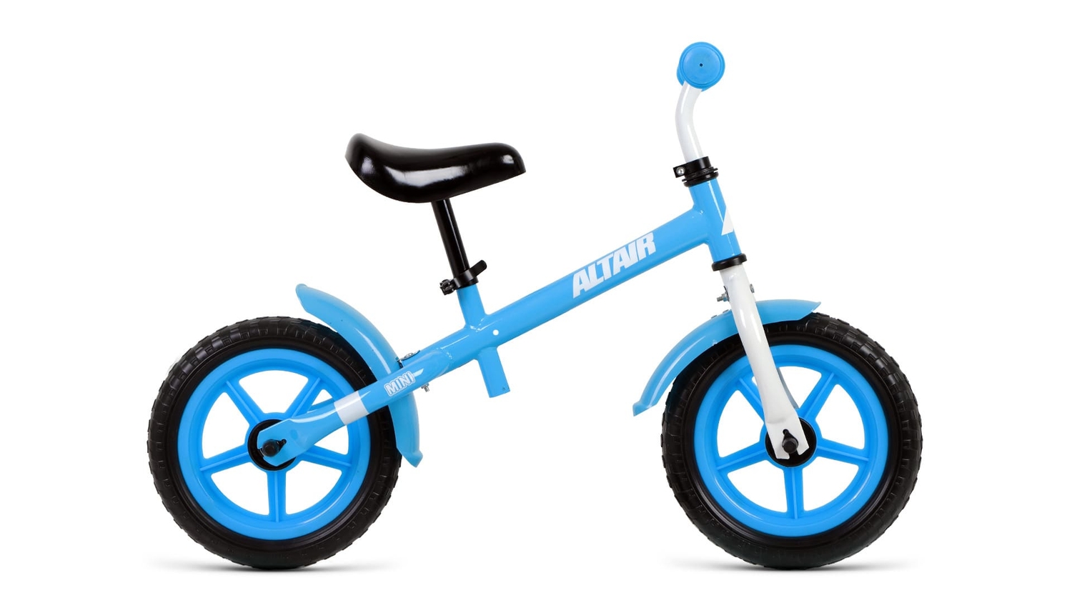 Детский велосипед Altair Mini 12, год 2021, цвет Синий-Белый