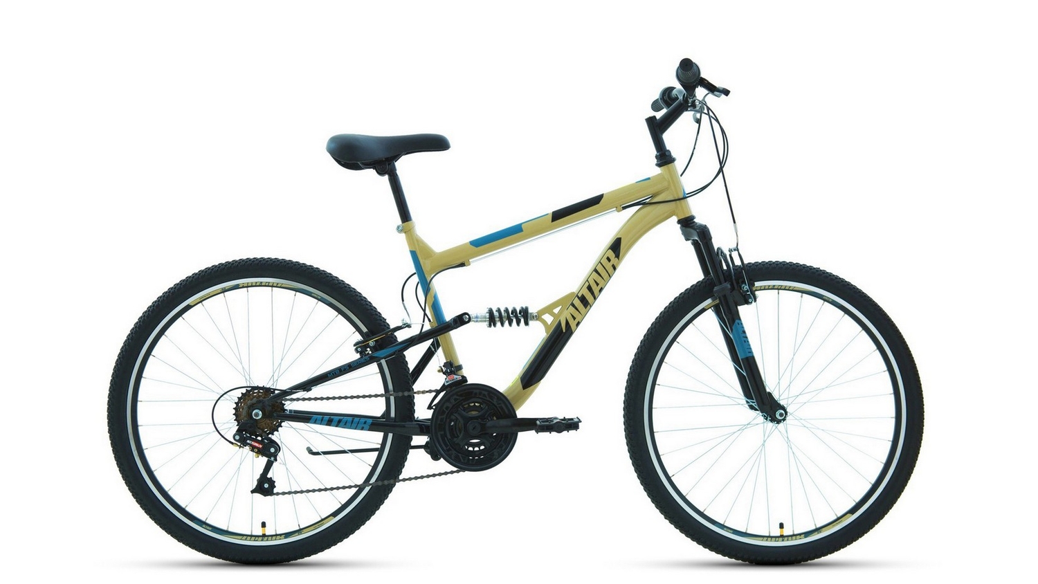 Велосипеды Двухподвесы Altair MTB FS 26 1.0, год 2021, цвет Серебристый-Черный, ростовка 18