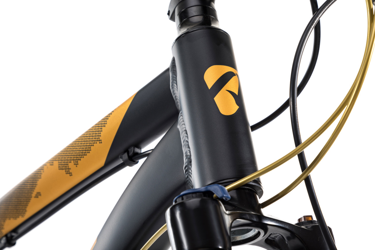 Дорожный велосипед Aspect Edge, год 2021, цвет Черный-Желтый, ростовка 18
