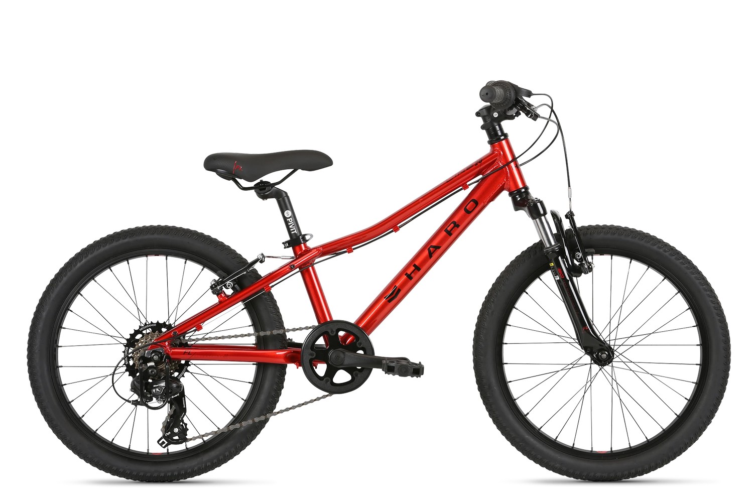 Детский велосипед Haro Flightline 20, год 2021, цвет Красный-Черный