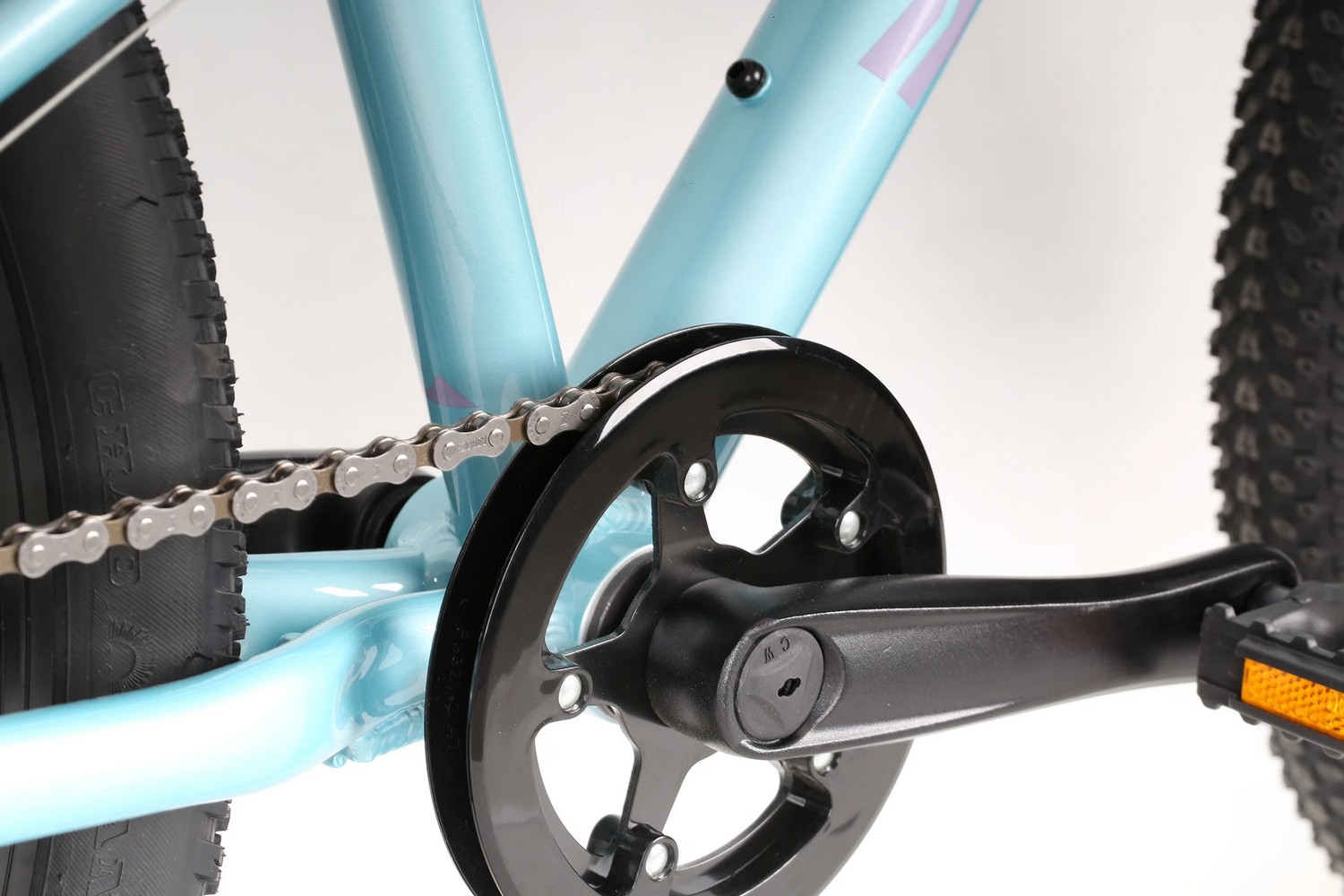 Подростковый велосипед Haro Flightline 24, год 2021, цвет Голубой-Фиолетовый