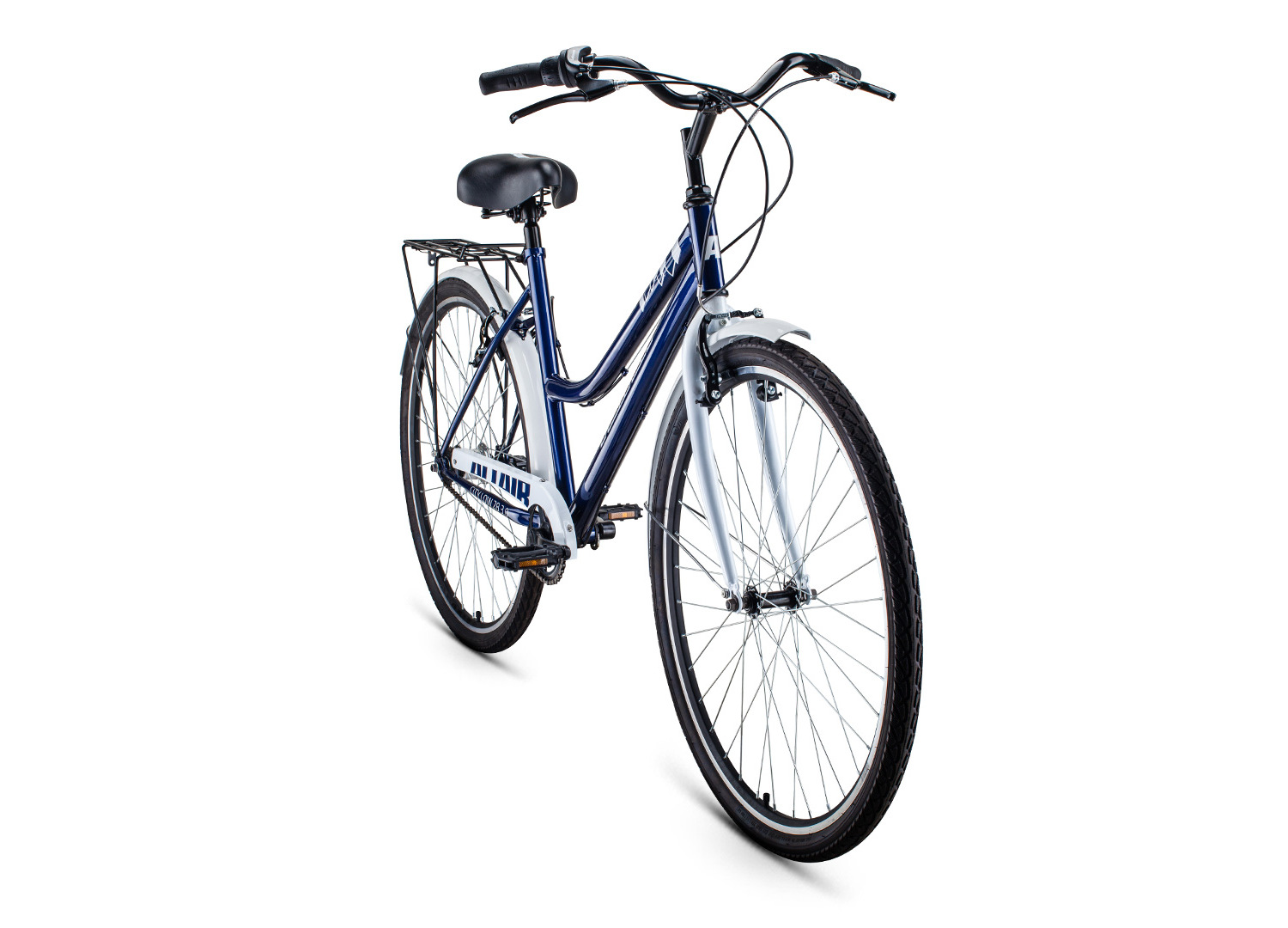 Дорожный велосипед Altair City 28 Low 3.0, год 2021, цвет Красный-Белый, ростовка 19