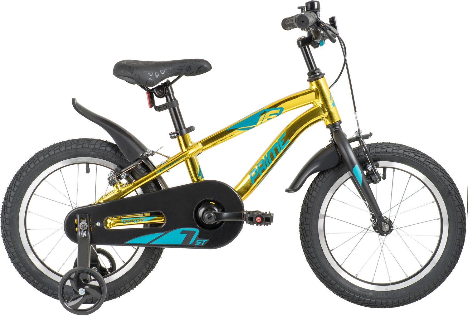 Детский велосипед Novatrack Prime 16 V-brake, год 2020, цвет Желтый