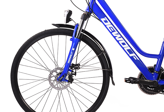 Женский велосипед Dewolf Asphalt 20 W, год 2021, цвет Синий-Белый, ростовка 16
