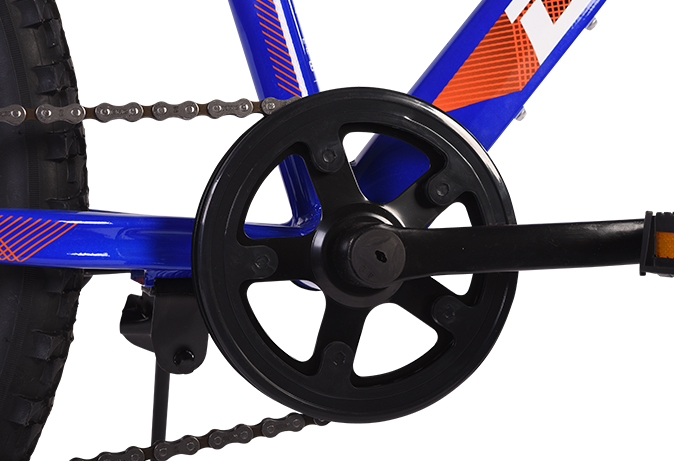 Подростковый велосипед Dewolf Ridly JR 24, год 2021, цвет Синий-Оранжевый