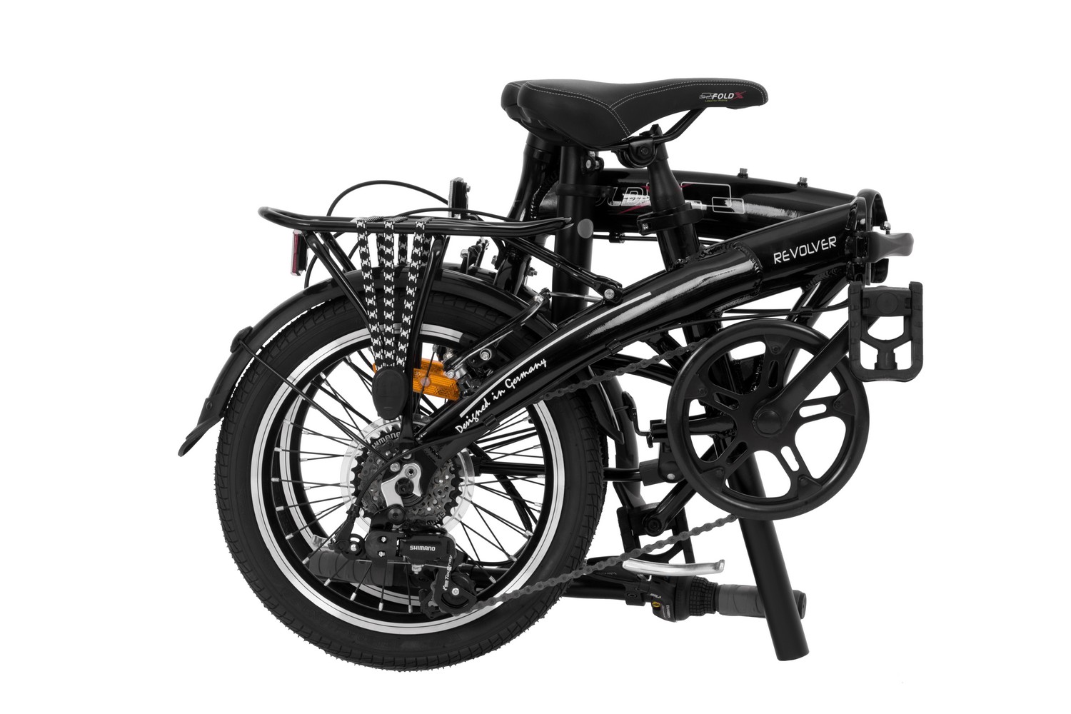 Складной велосипед Foldx FoldX Revolver, год 2021, цвет Черный