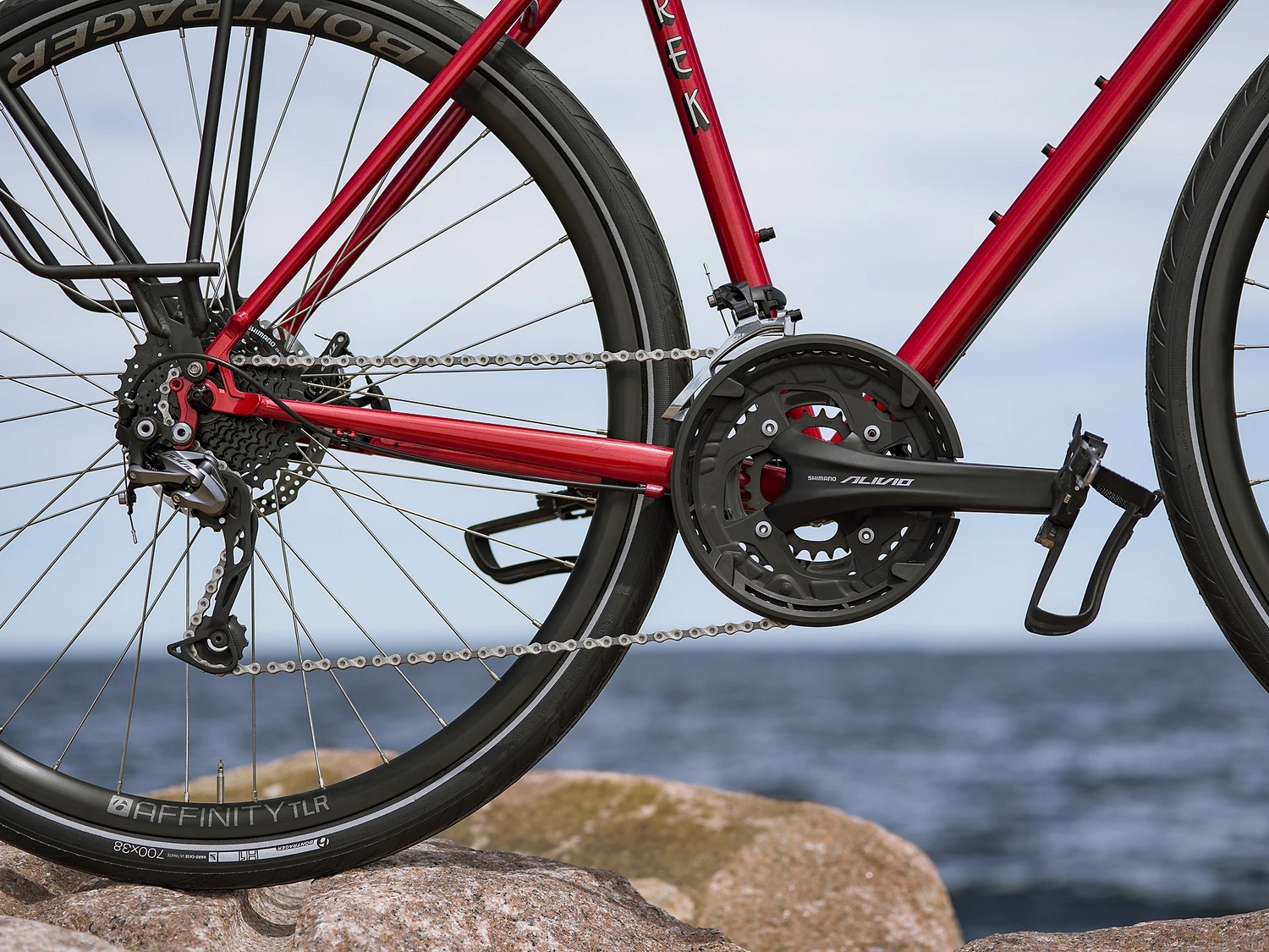 Дорожный велосипед Trek 520 Disc, год 2021, цвет Красный, ростовка 21