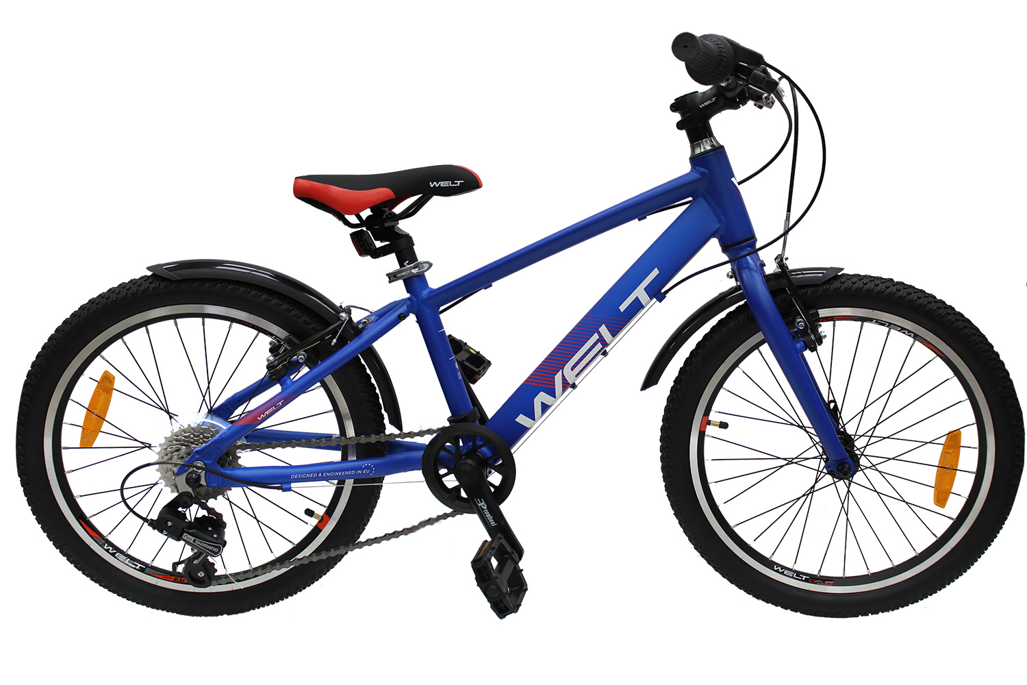 Детский велосипед Welt Peak 20 R, год 2021, цвет Синий