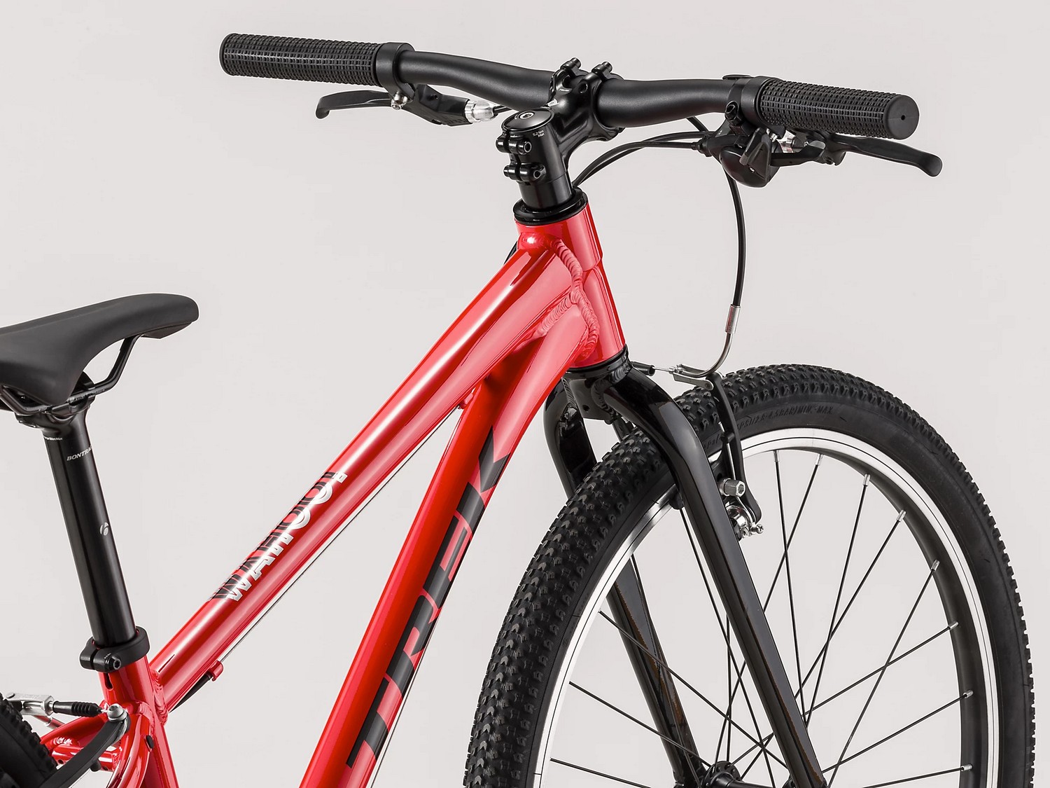 Подростковый велосипед Trek Wahoo 24, год 2022, цвет Красный-Черный