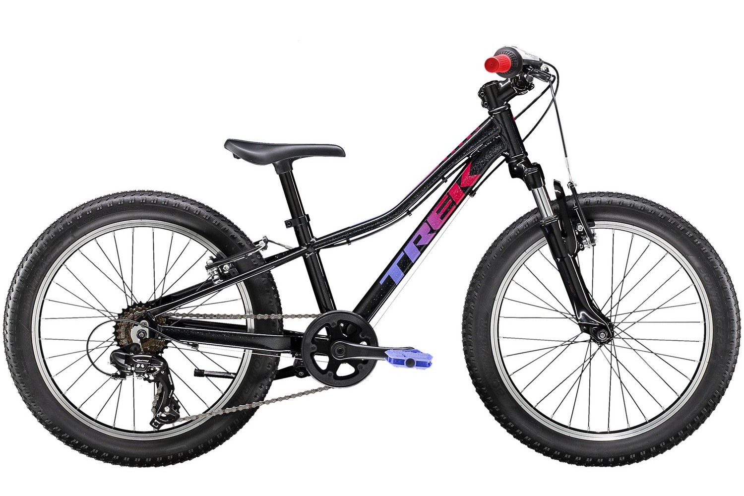 фото Детский велосипед trek precaliber 20 7sp girls, год 2022, цвет черный