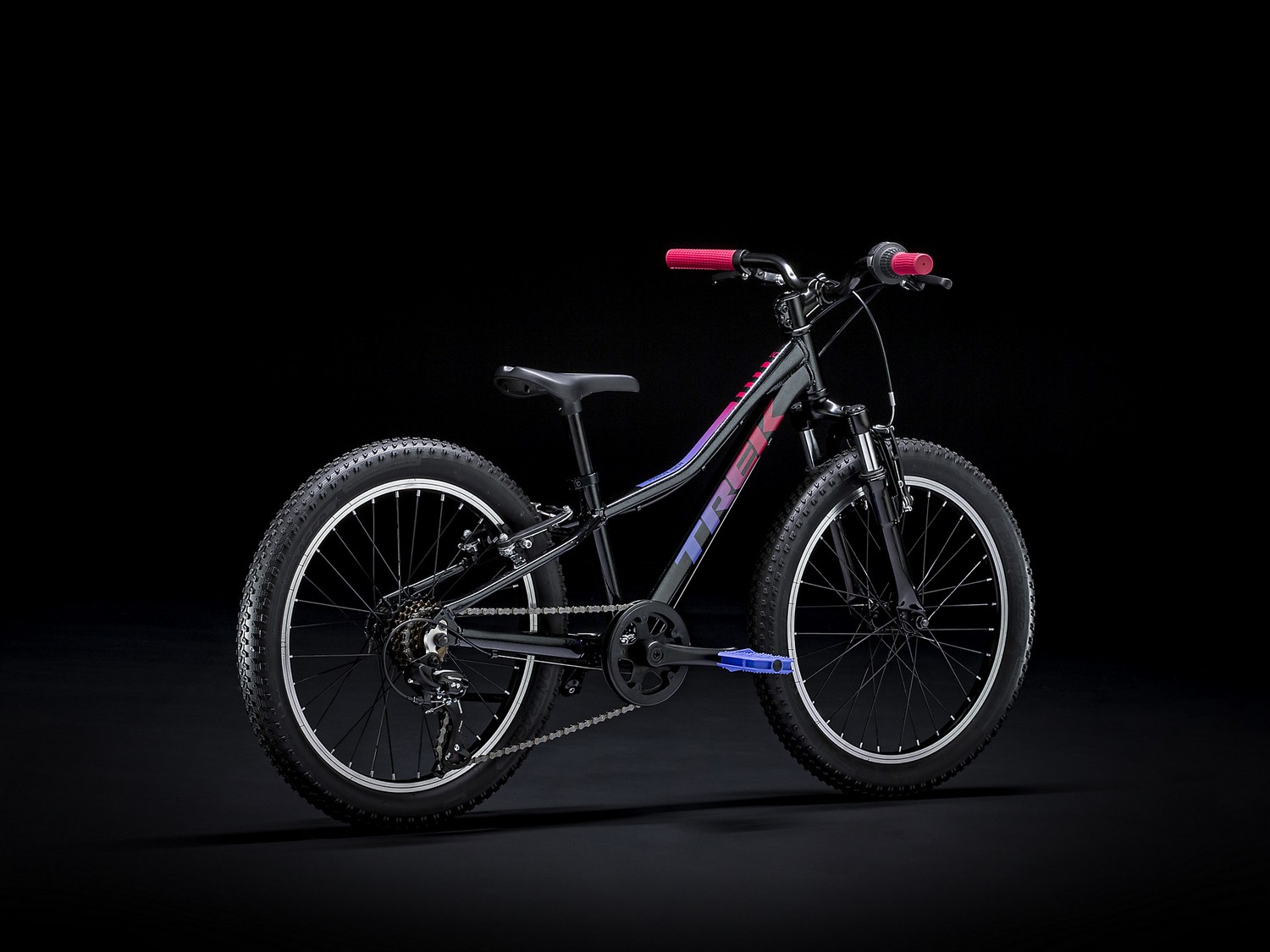 фото Детский велосипед trek precaliber 20 7sp girls, год 2022, цвет черный