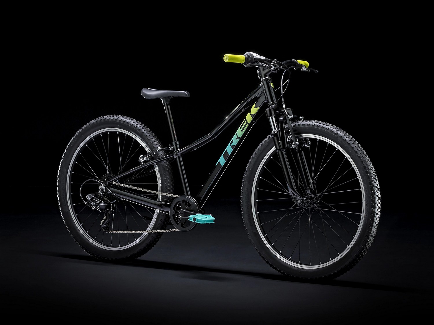 Подростковый велосипед Trek Precaliber 24 8sp Boys Susp, год 2022, цвет Черный