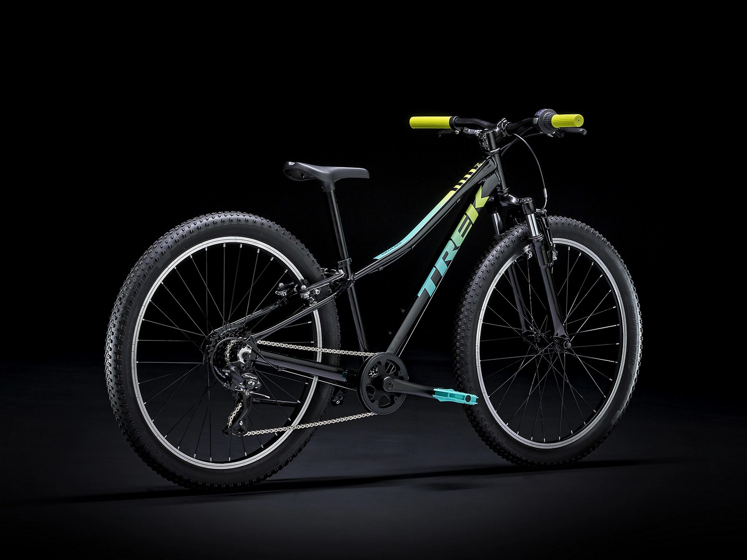 Подростковый велосипед Trek Precaliber 24 8sp Boys Susp, год 2022, цвет Черный