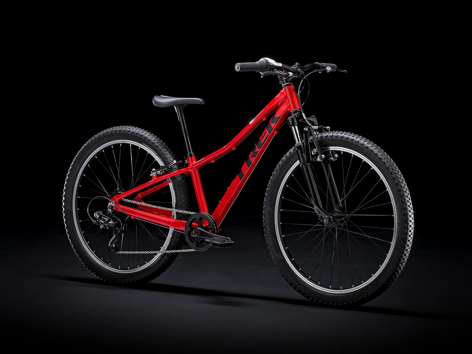 Подростковый велосипед Trek Precaliber 24 8sp Boys Susp, год 2022, цвет Черный