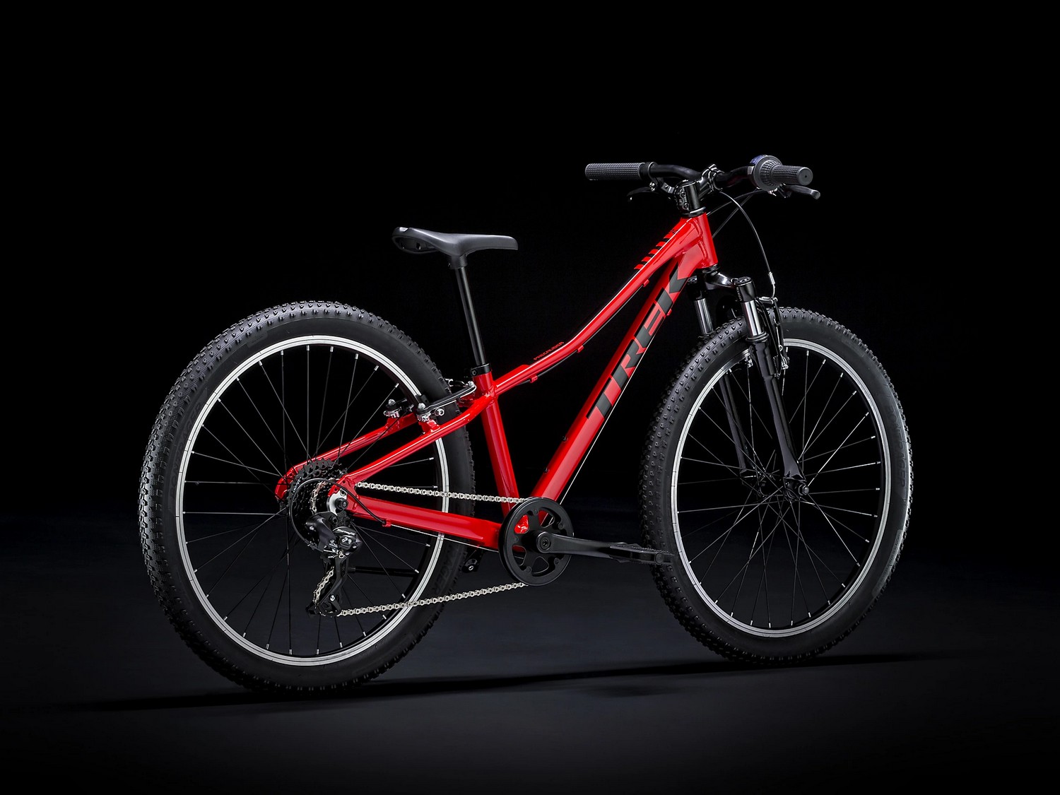 Подростковый велосипед Trek Precaliber 24 8sp Boys Susp, год 2022, цвет Черный