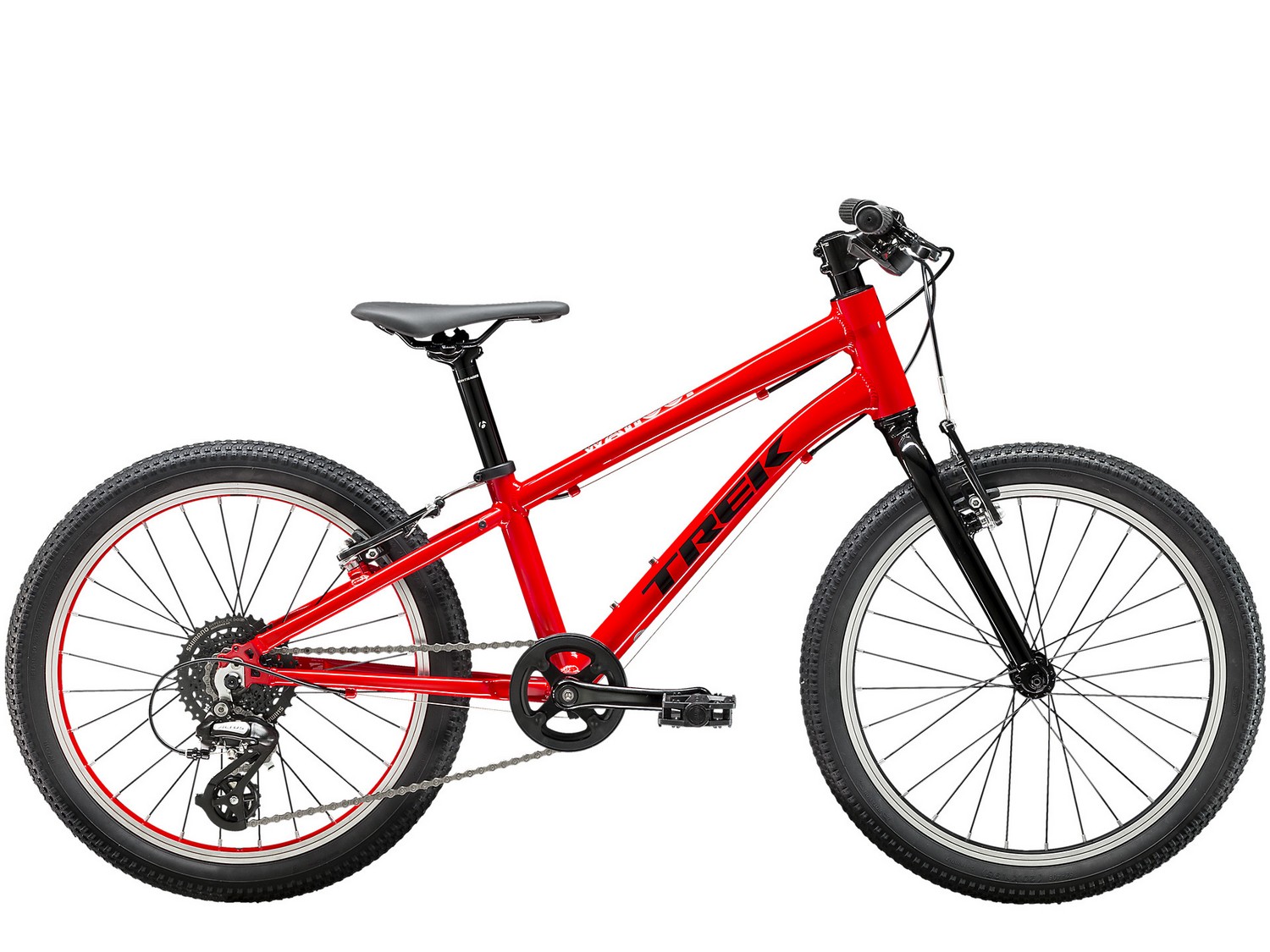 Детский велосипед Trek Wahoo 20, год 2022, цвет Красный-Черный