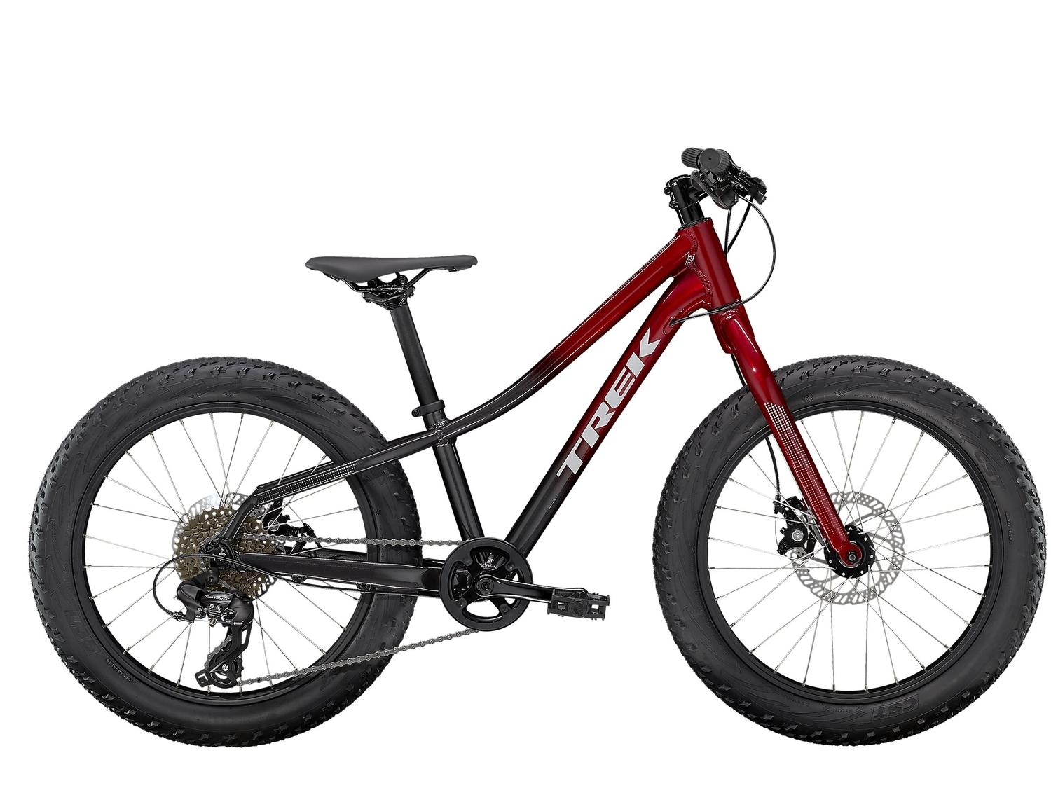 Детский велосипед Trek Roscoe 20, год 2022, цвет Красный