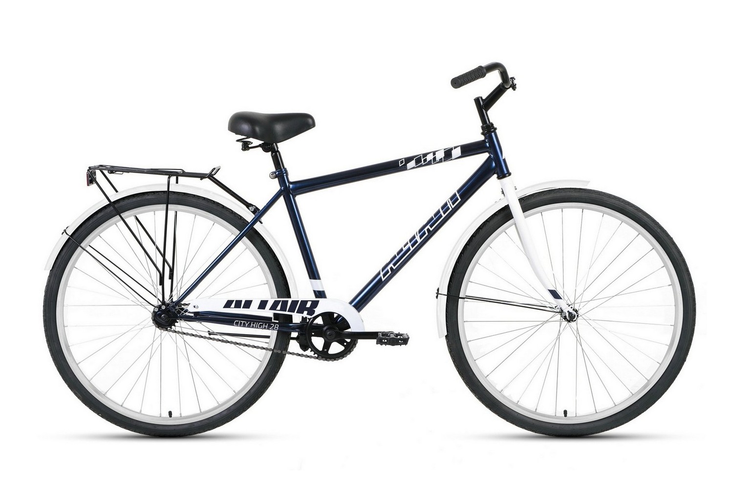 Дорожный велосипед Altair City 28 high, год 2022, цвет Синий-Серебристый, ростовка 19