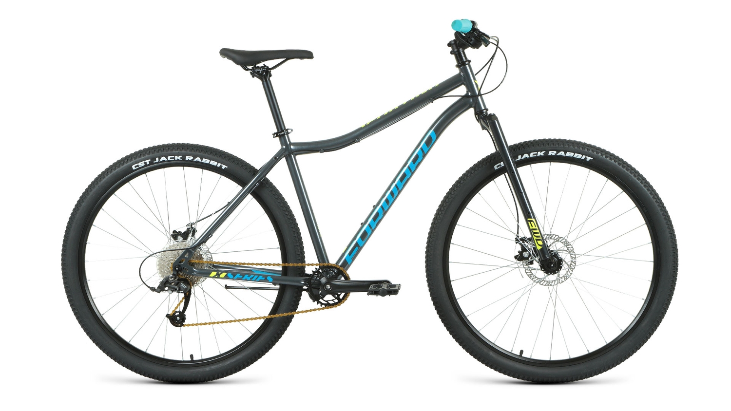 Горный велосипед Forward Sporting 29 X D, год 2022, цвет Серебристый-Зеленый, ростовка 17