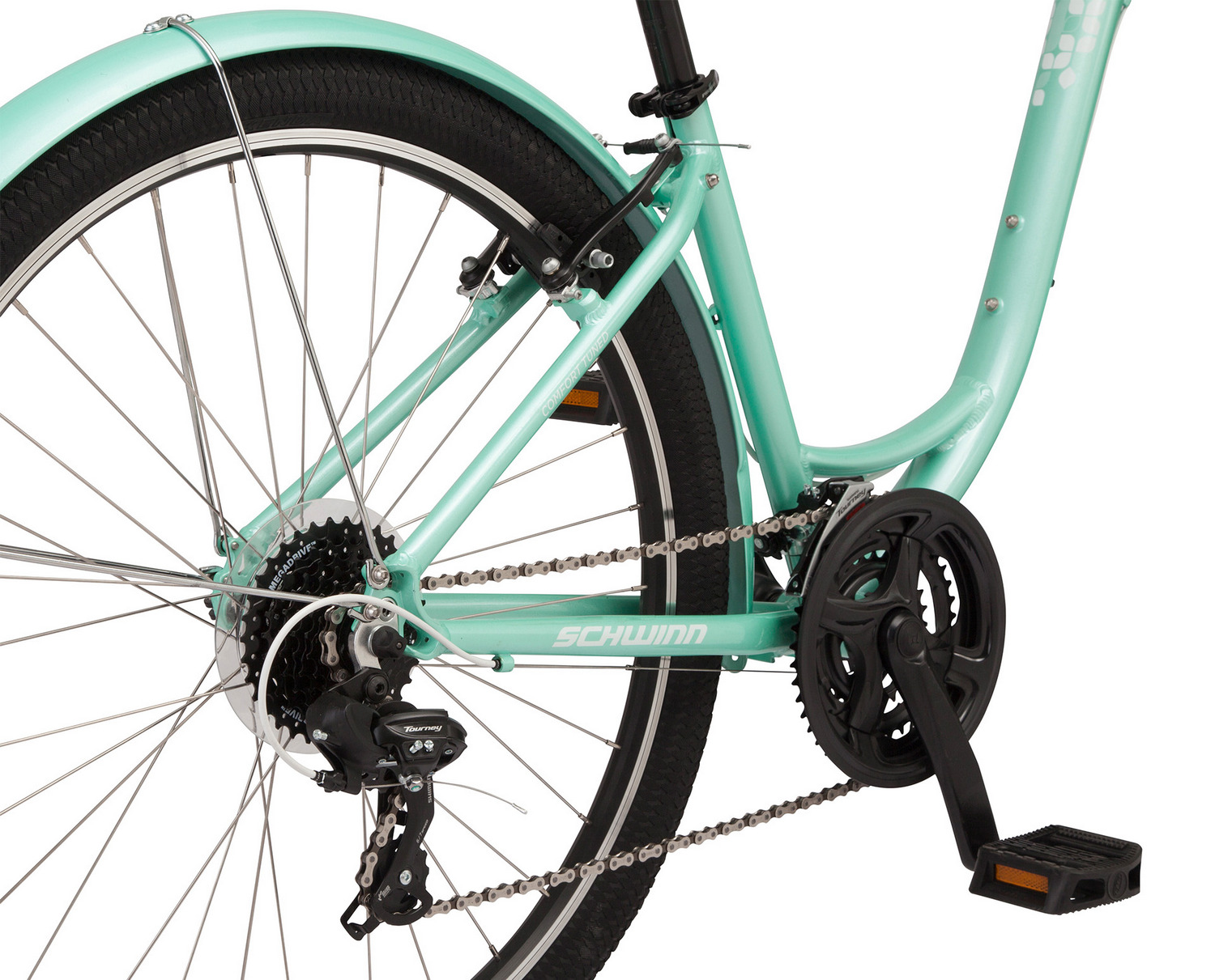 Женский велосипед Schwinn Sierra 27.5 Women, год 2021, цвет Зеленый, ростовка 14