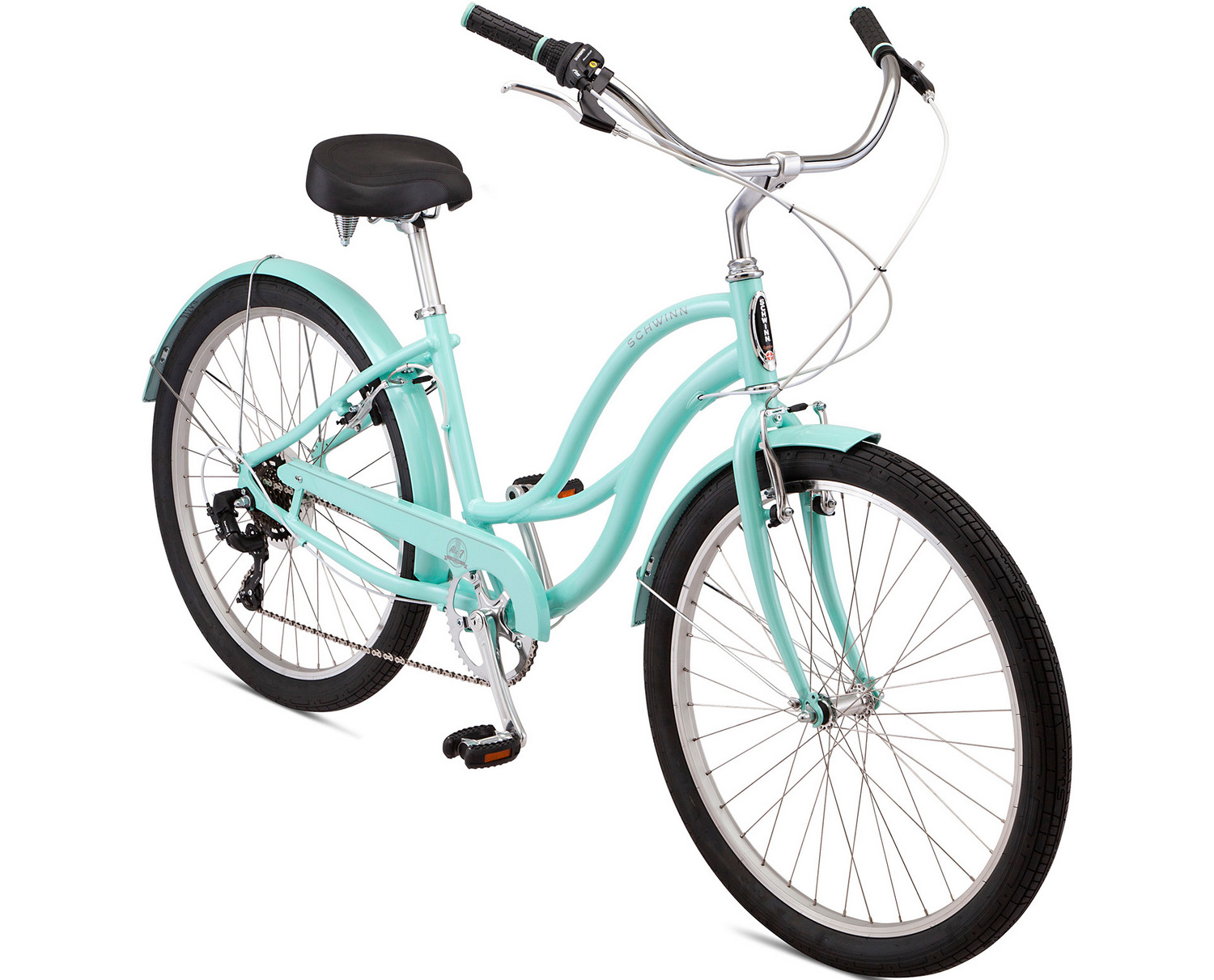 Женский велосипед Schwinn ALU 7 Women, год 2021, цвет Зеленый