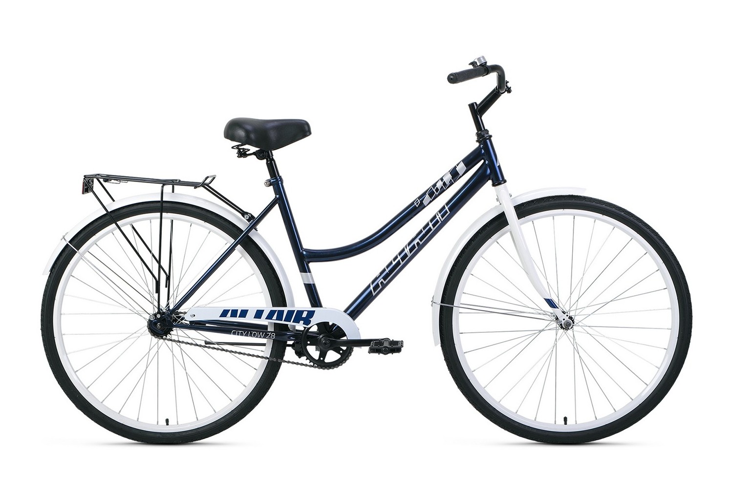 Дорожный велосипед Altair City 28 low, год 2022, цвет Синий-Белый, ростовка 19