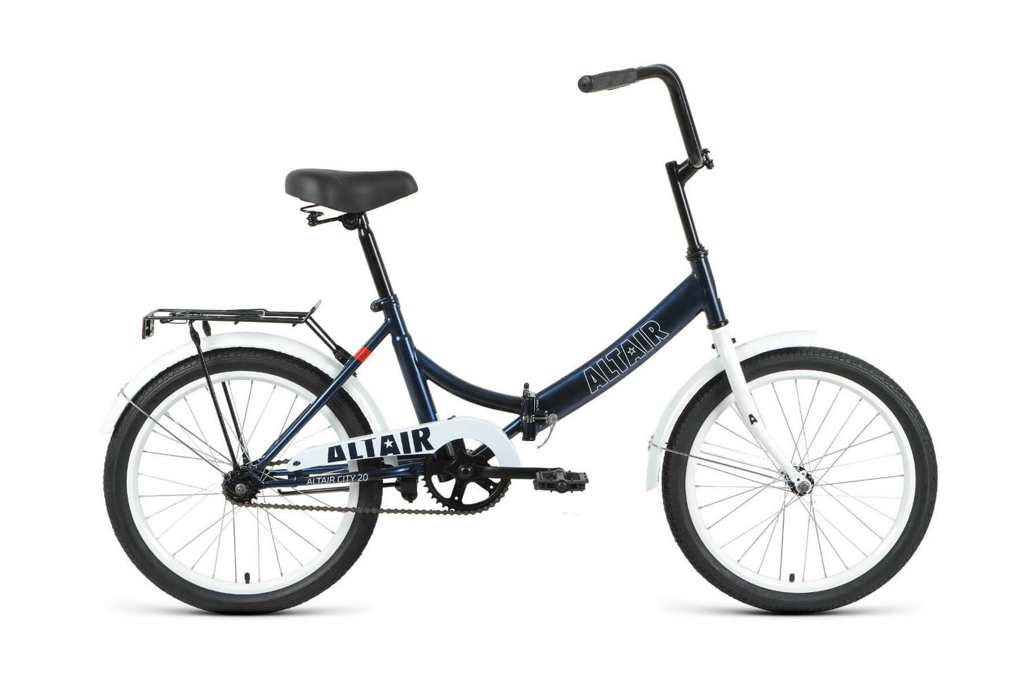 Складной велосипед Altair City 20, год 2022, цвет Синий-Белый, ростовка 14