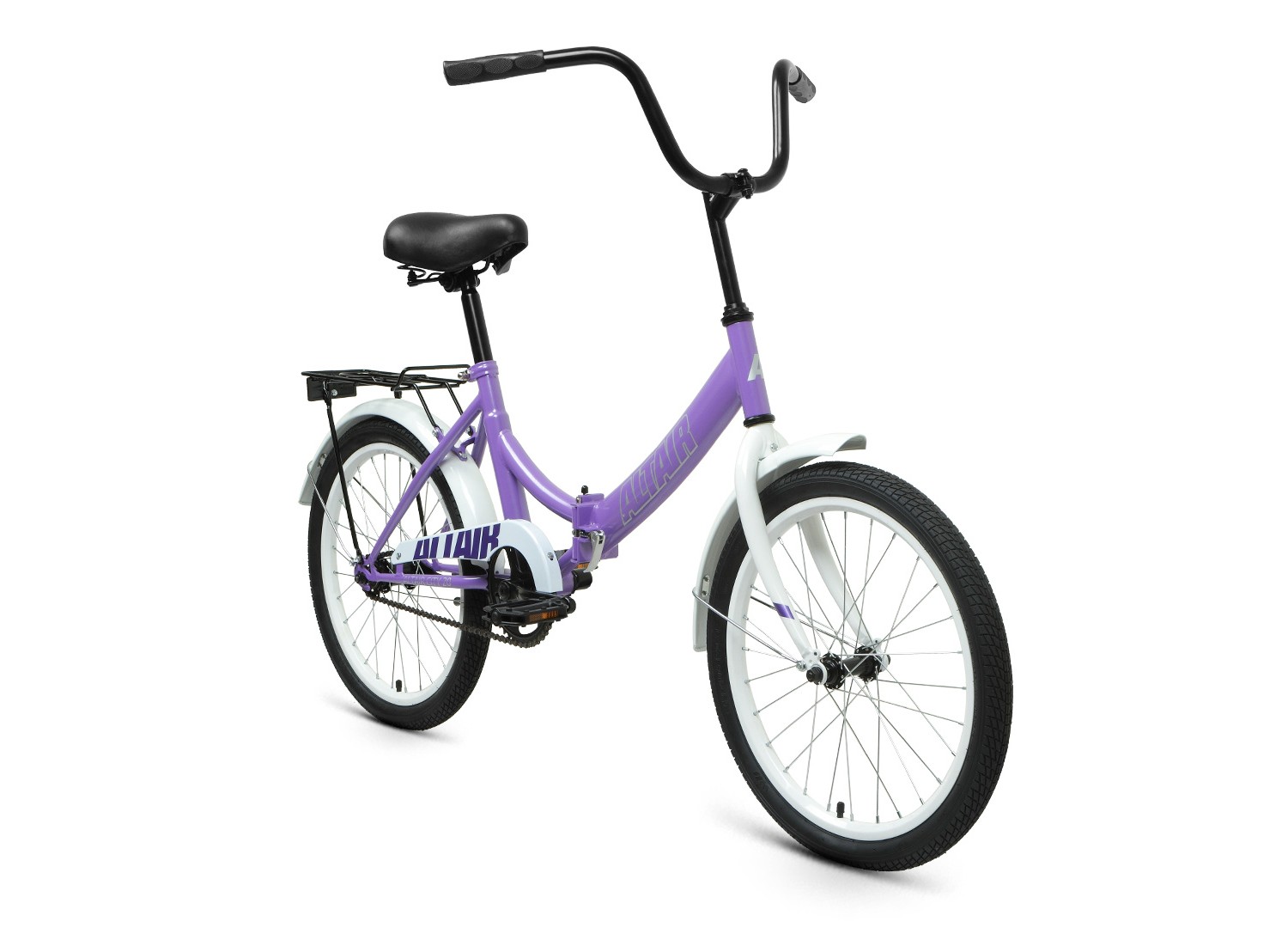 Складной велосипед Altair City 20, год 2022, цвет Фиолетовый-Серебристый, ростовка 14