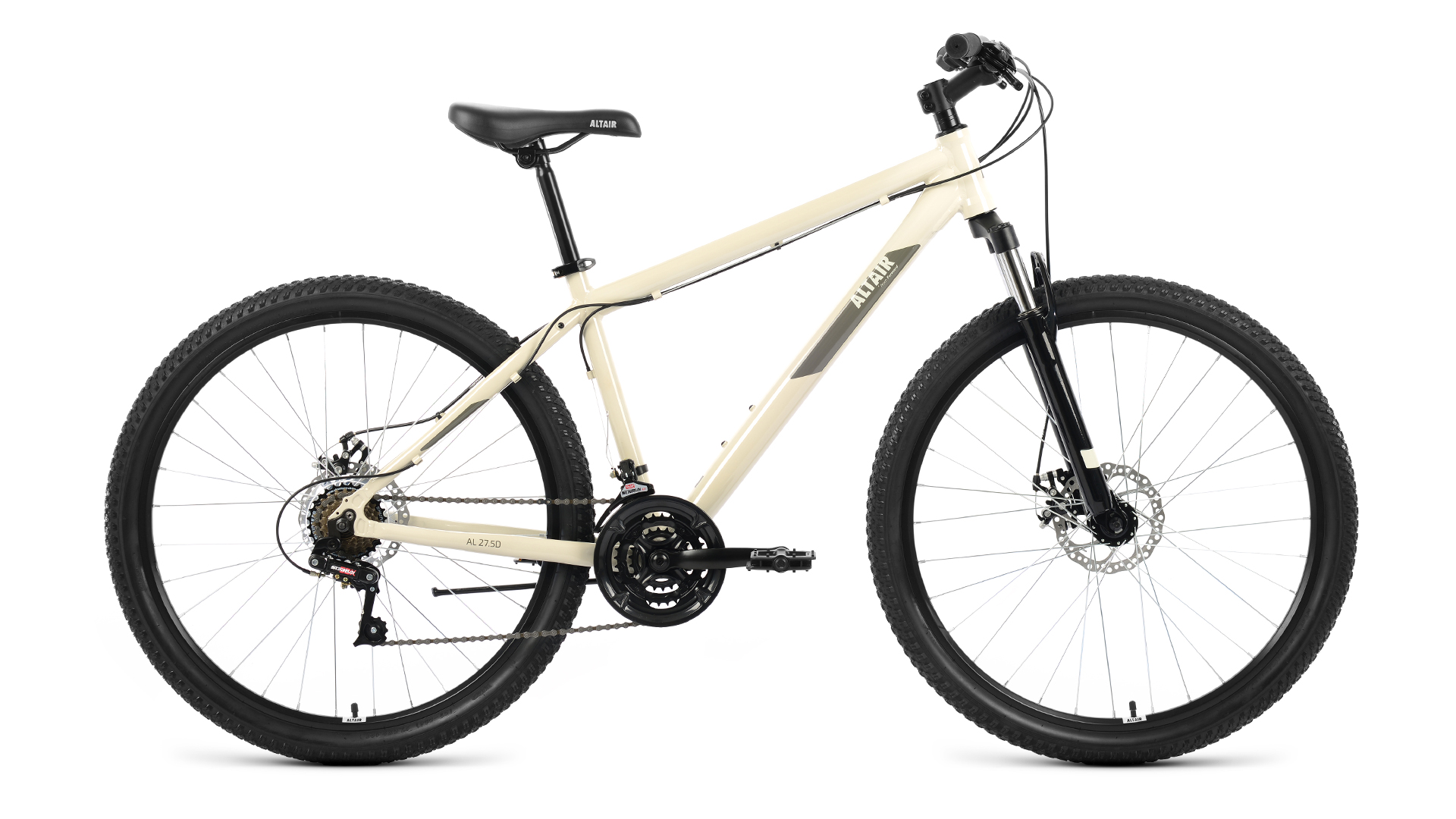 Горный велосипед Altair AL 27.5 D, год 2022, цвет Серебристый, ростовка 19