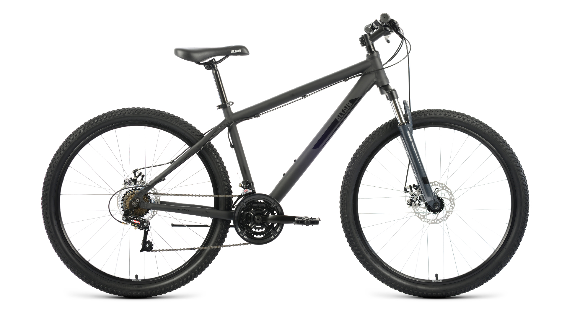 Горный велосипед Altair AL 27.5 D, год 2022, цвет Черный-Черный, ростовка 15